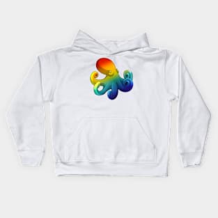 Octopus with Rainbow Kids Hoodie